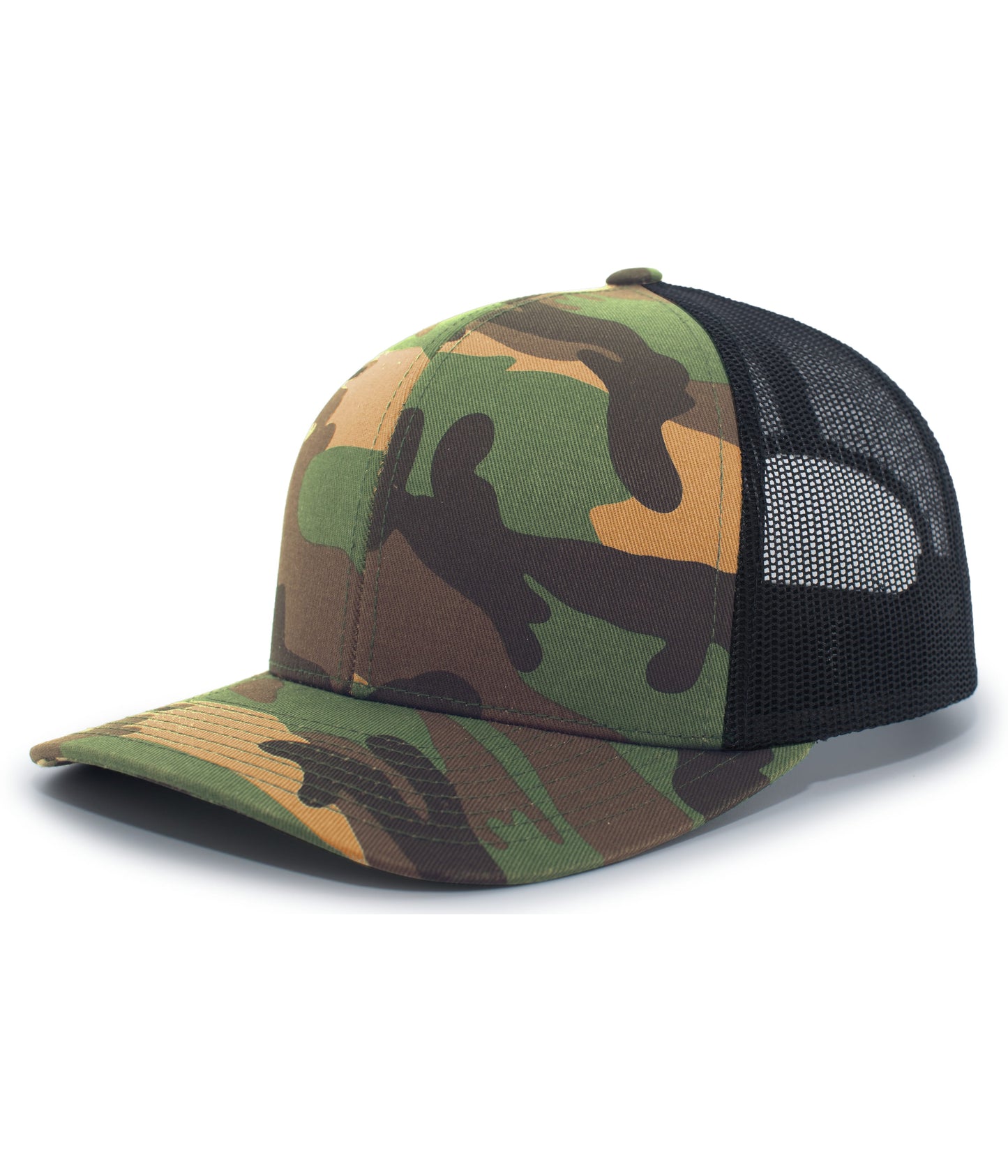 CAMO SNAPBACK TRUCKER CAP