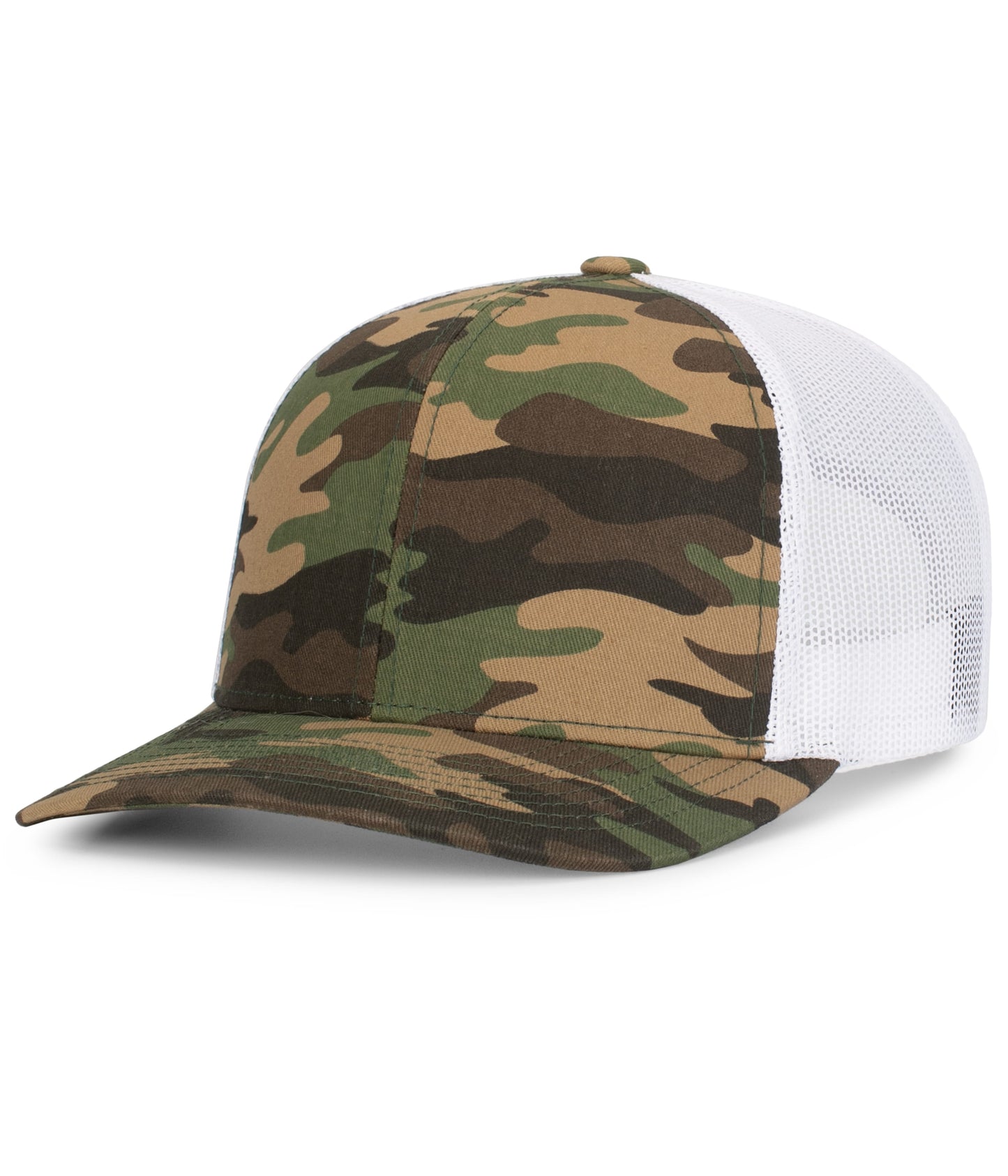CAMO SNAPBACK TRUCKER CAP