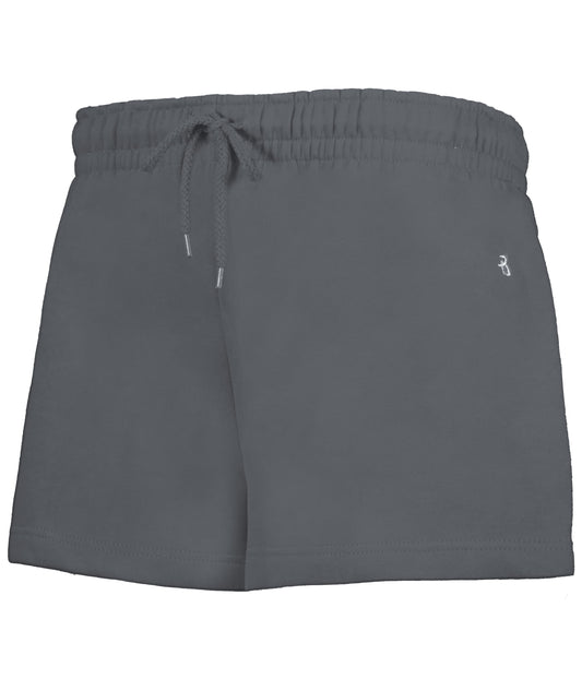 LADIES ATHLETIC FLEECE SHORTS
