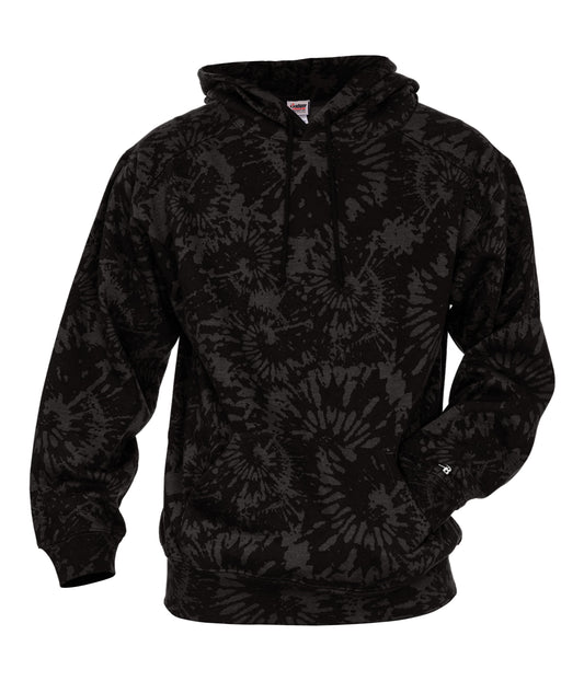 ATHLETIC FLEECE TIE-DYE HOOD