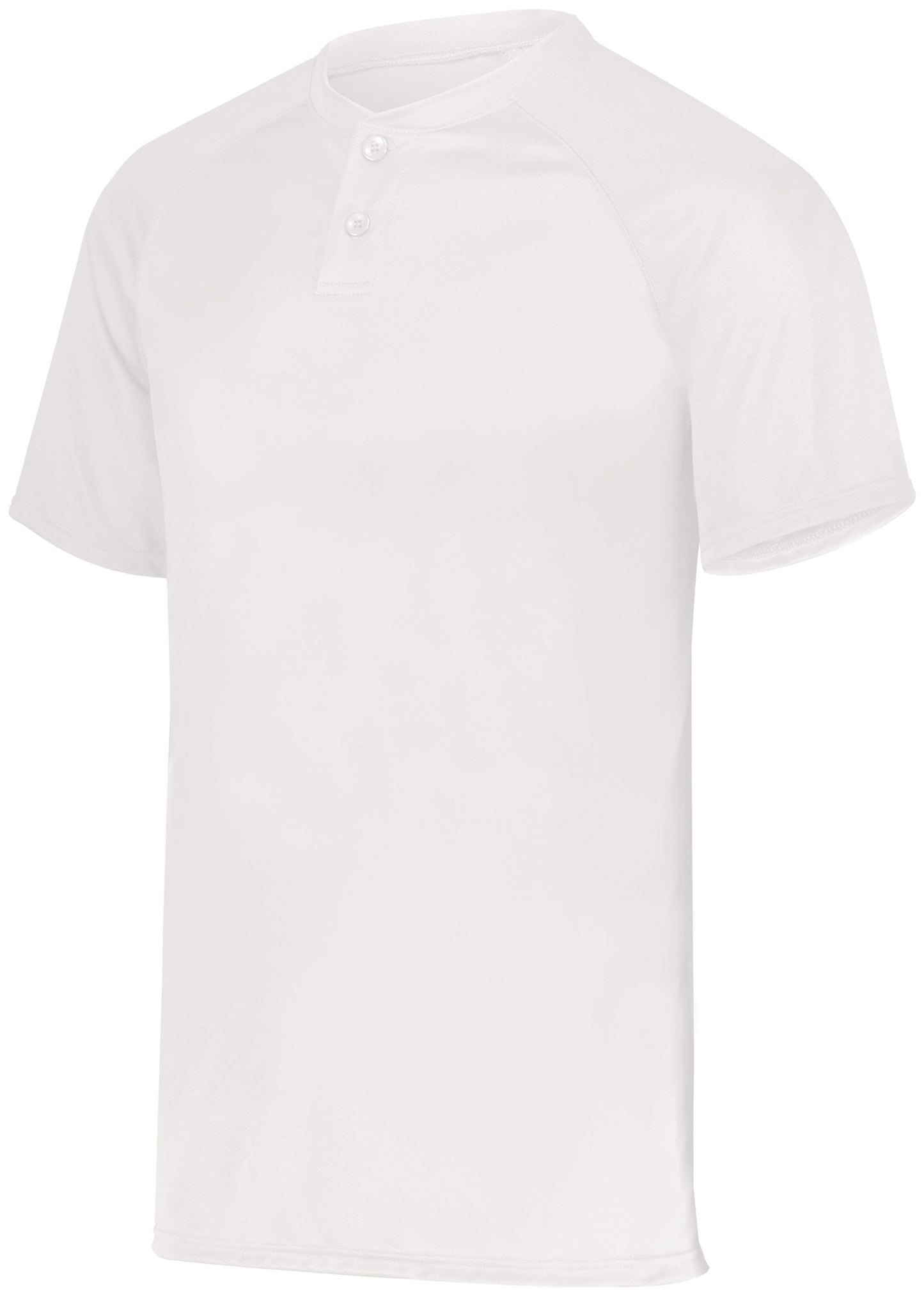 ATTAIN WICKING TWO-BUTTON BASEBALL JERSEY