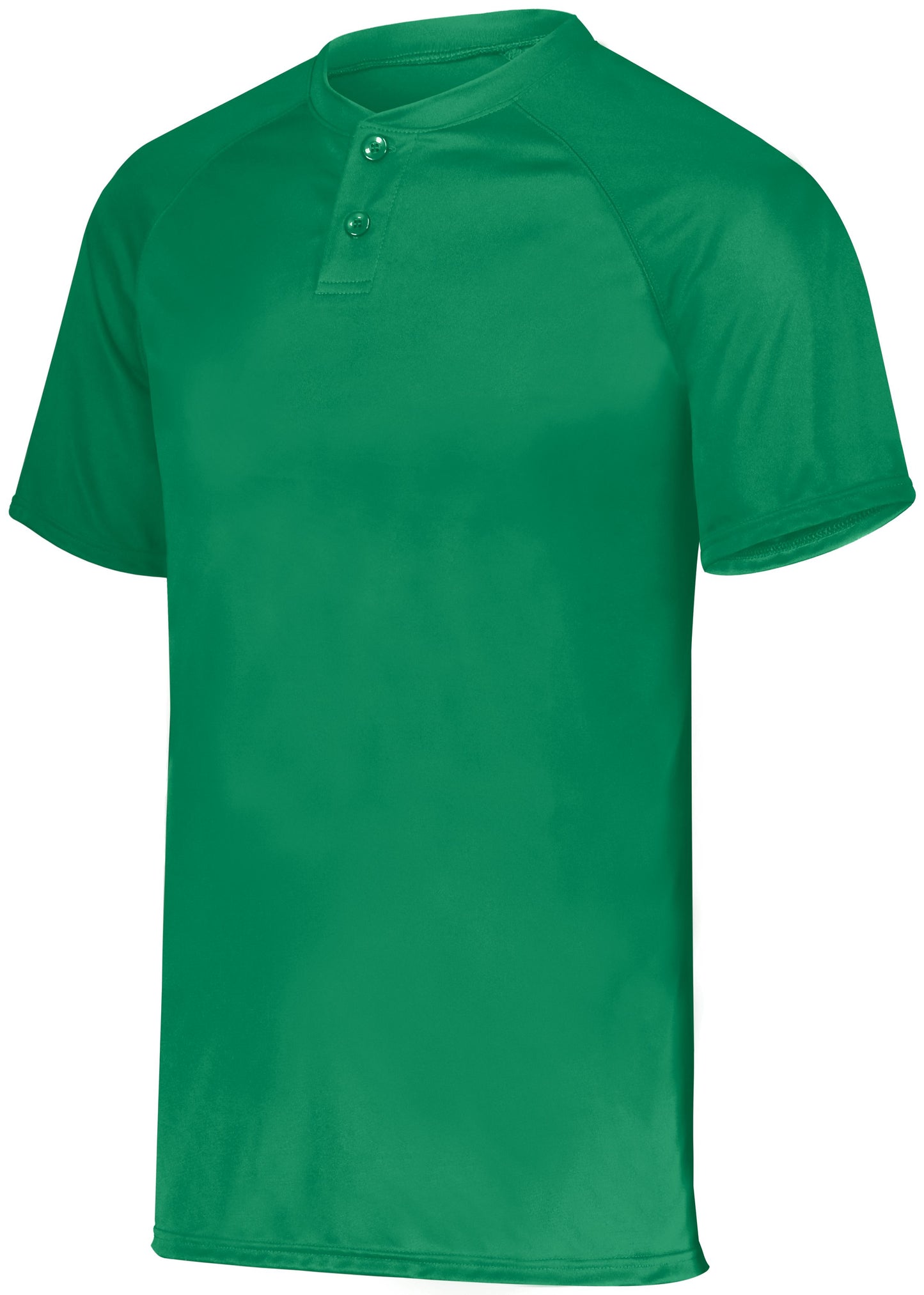 ATTAIN WICKING TWO-BUTTON BASEBALL JERSEY