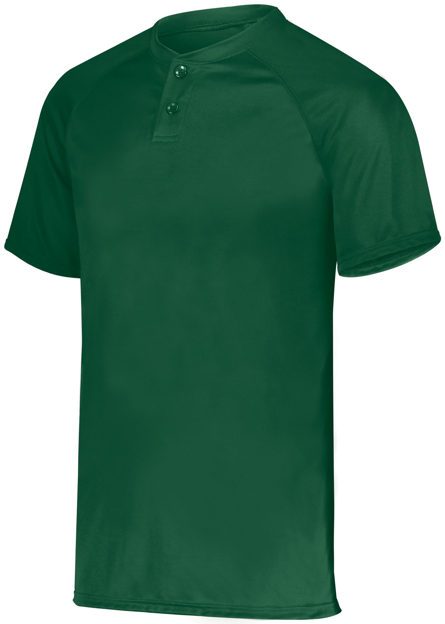 ATTAIN WICKING TWO-BUTTON BASEBALL JERSEY