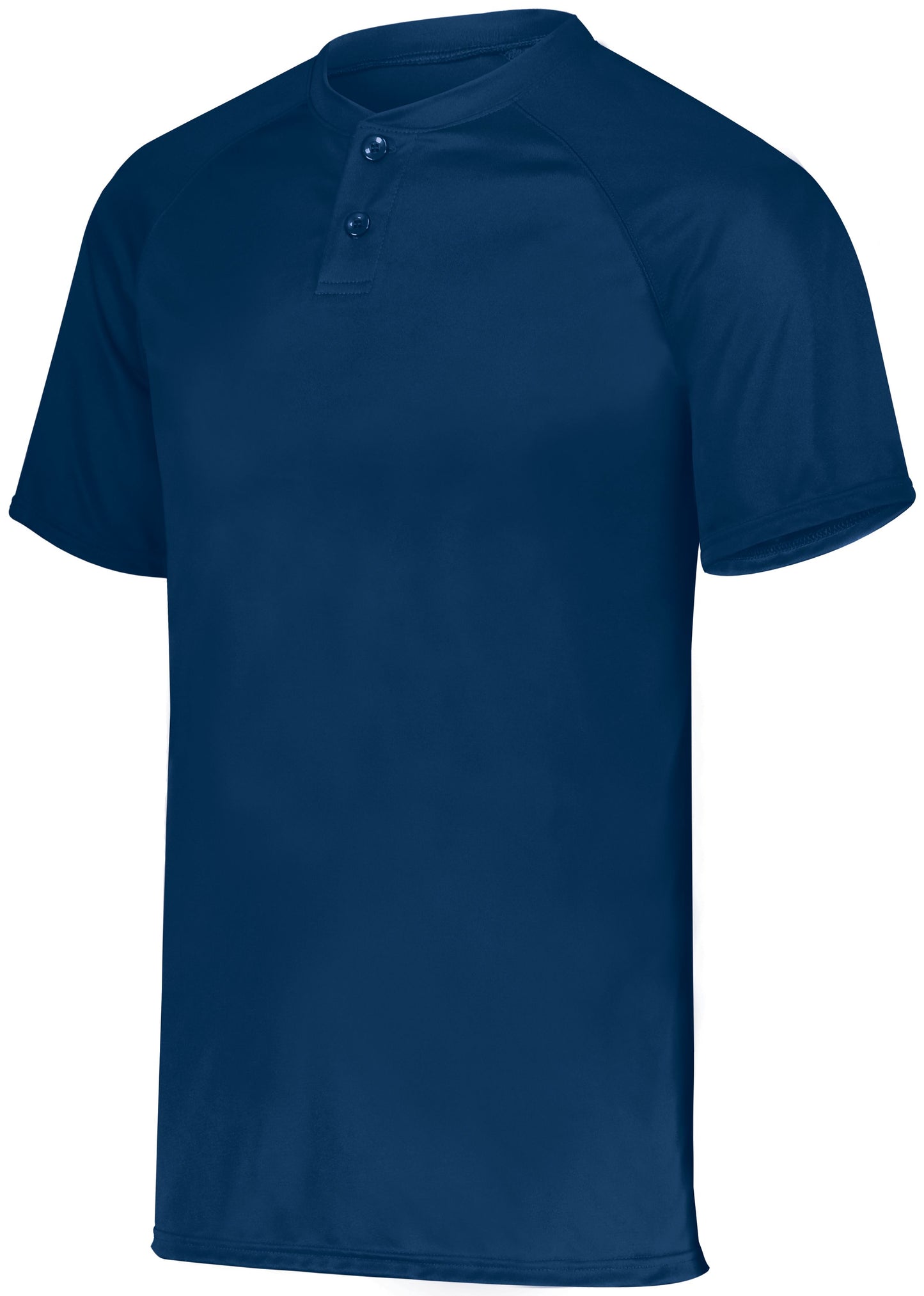 ATTAIN WICKING TWO-BUTTON BASEBALL JERSEY