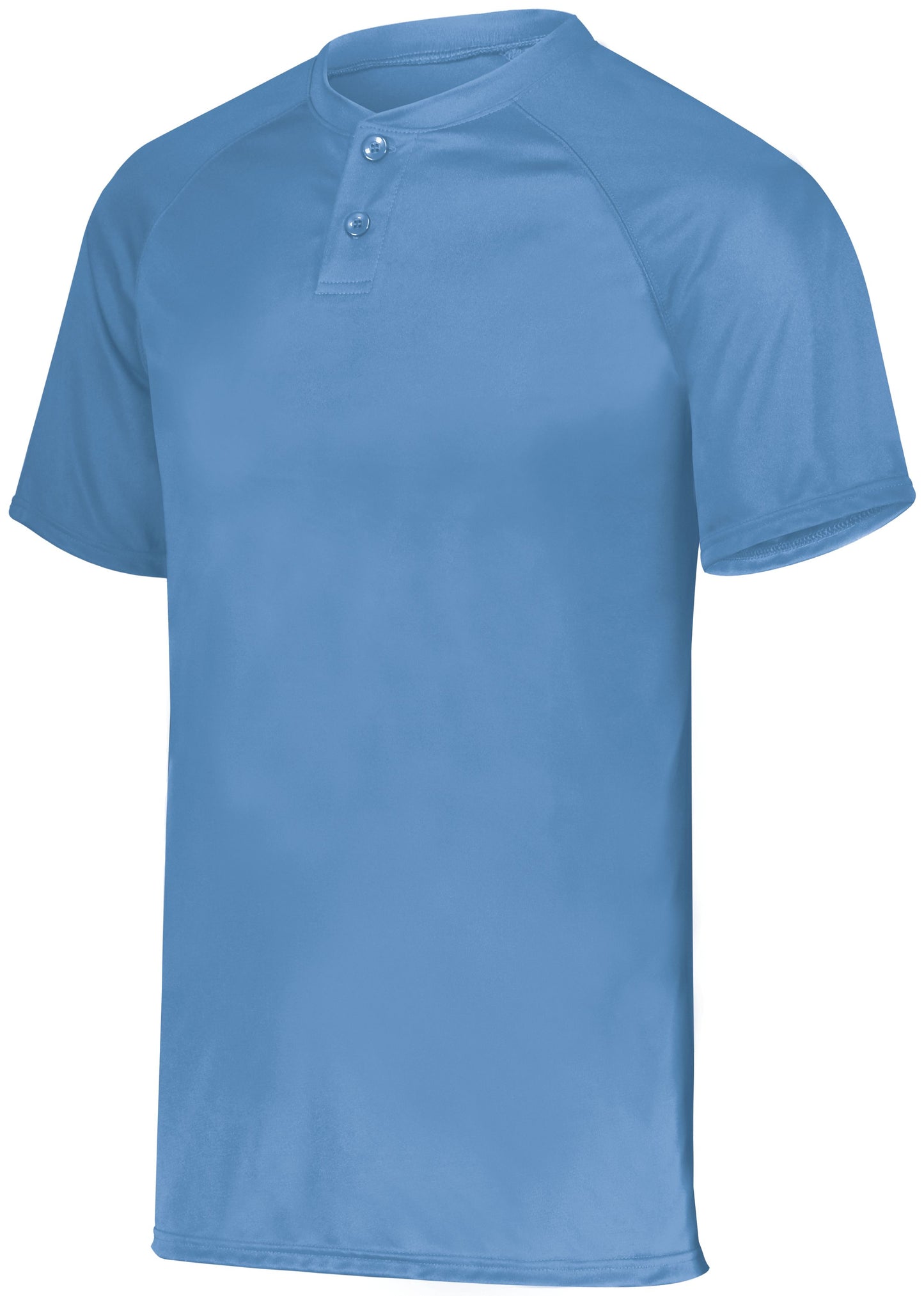 ATTAIN WICKING TWO-BUTTON BASEBALL JERSEY