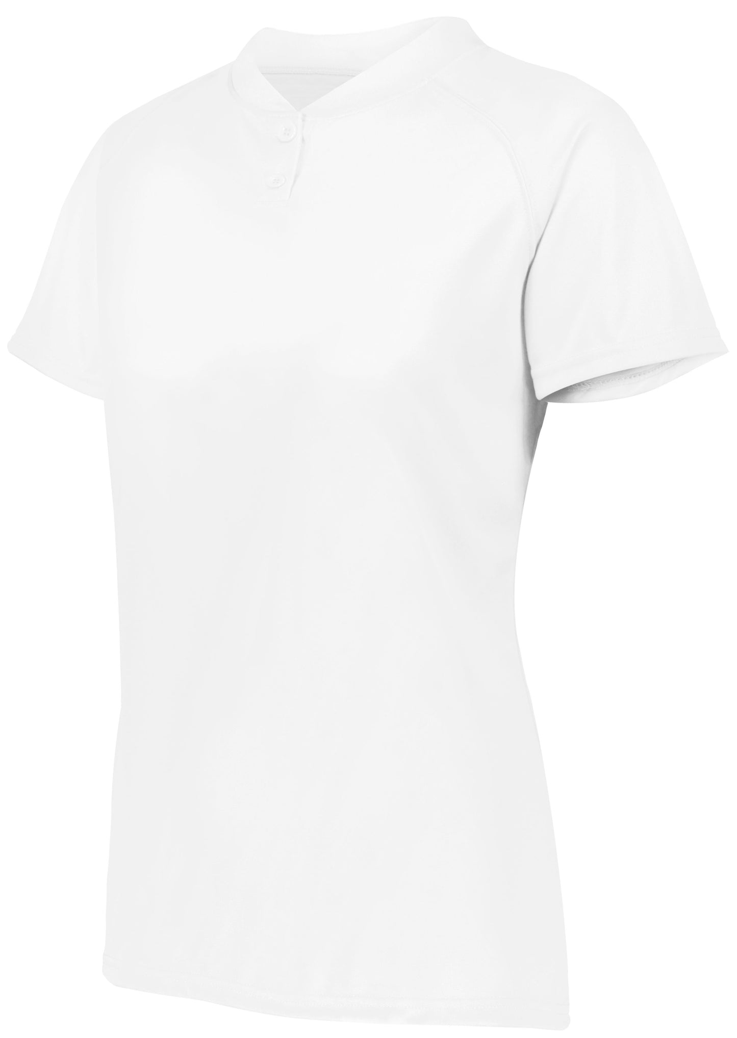 LADIES ATTAIN WICKING TWO-BUTTON SOFTBALL JERSEY