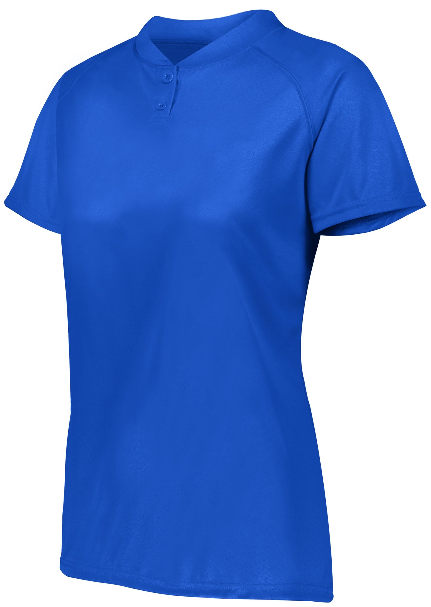 LADIES ATTAIN WICKING TWO-BUTTON SOFTBALL JERSEY