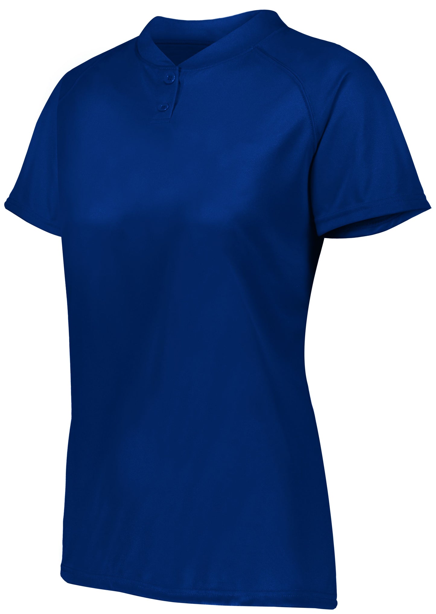 LADIES ATTAIN WICKING TWO-BUTTON SOFTBALL JERSEY