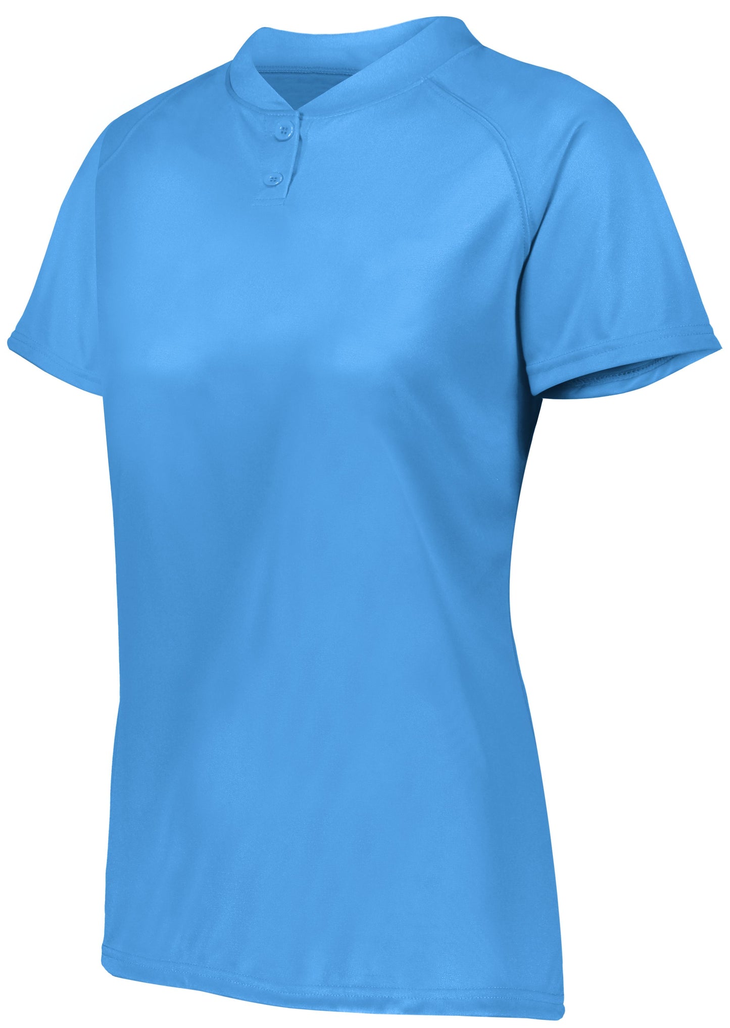 LADIES ATTAIN WICKING TWO-BUTTON SOFTBALL JERSEY