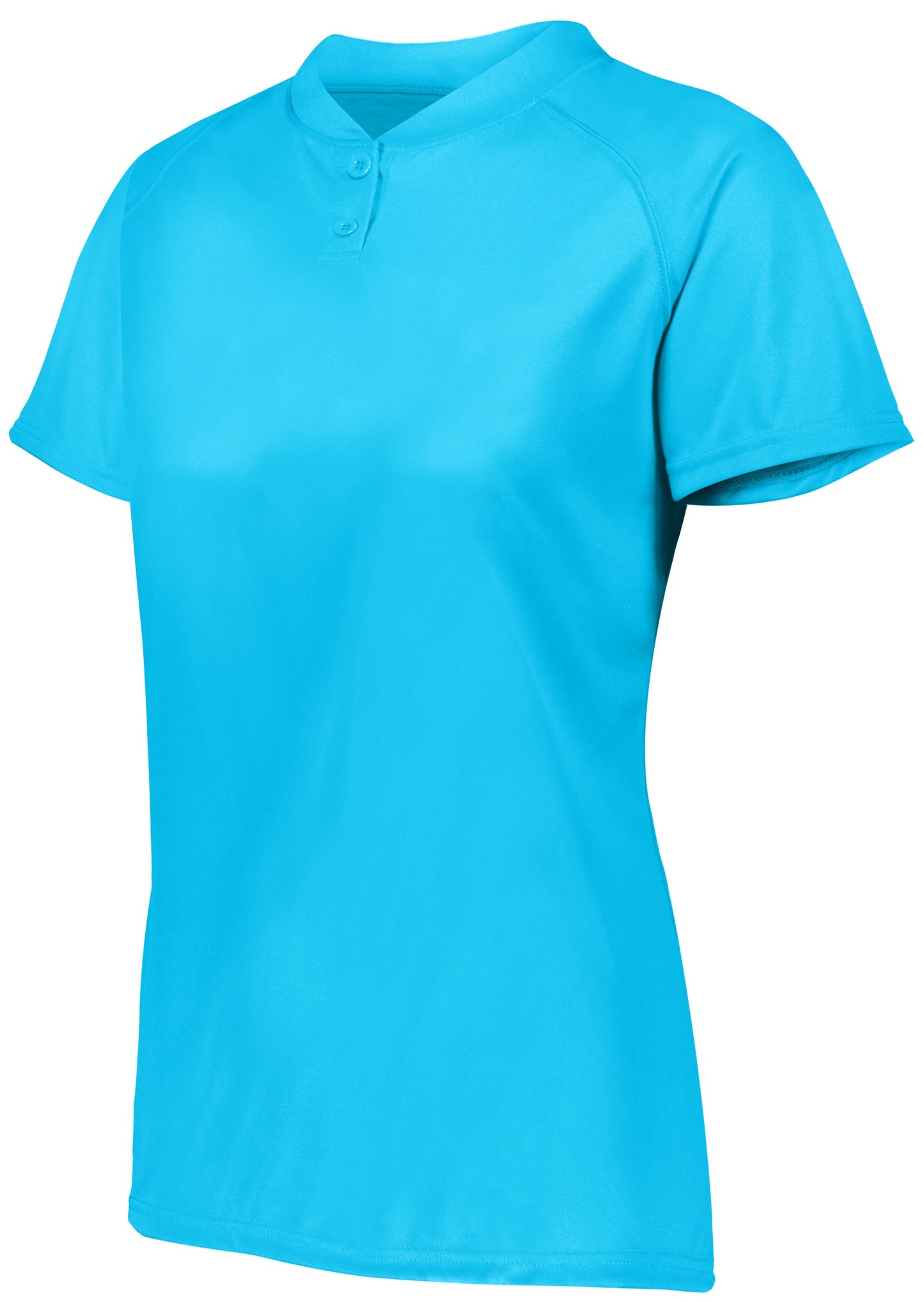 LADIES ATTAIN WICKING TWO-BUTTON SOFTBALL JERSEY