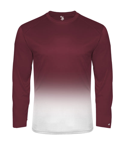 YOUTH OMBRE LONG-SLEEVE T-SHIRT - MOISTURE-WICKING