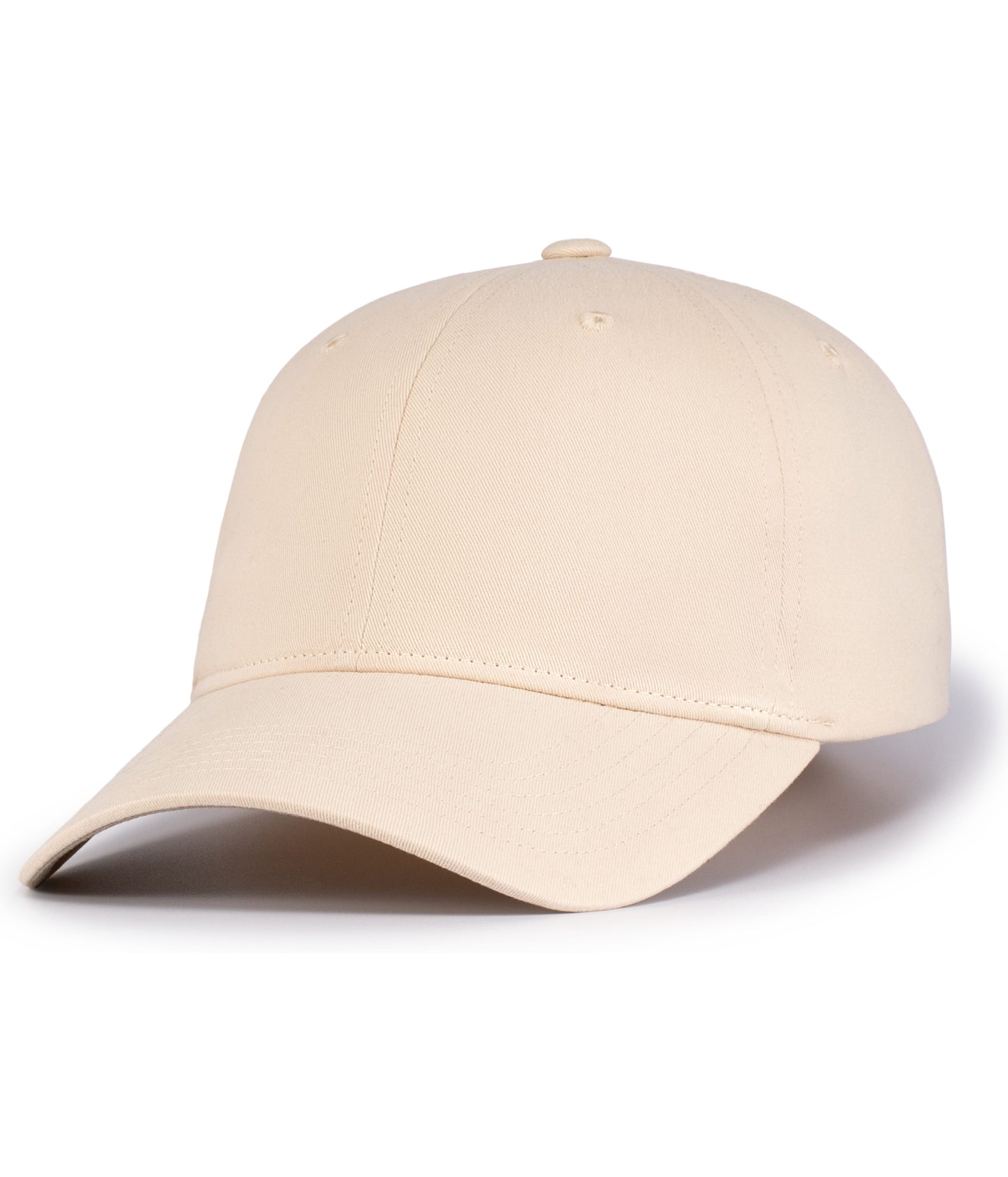 BRUSHED COTTON TWILL HOOK-AND-LOOP ADJUSTABLE CAP