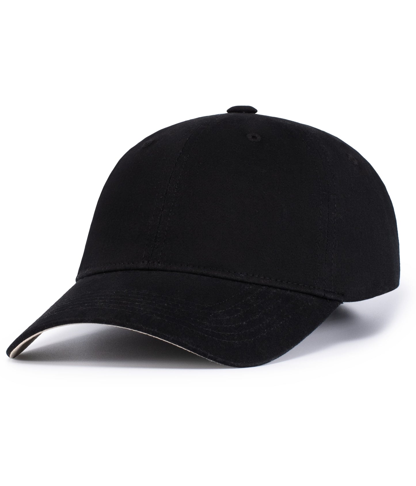 BRUSHED COTTON TWILL HOOK-AND-LOOP ADJUSTABLE CAP