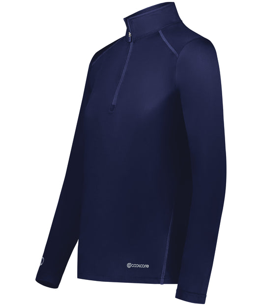 LADIES 1/4 ZIP PULLOVER POWERED BY COOLCORE
