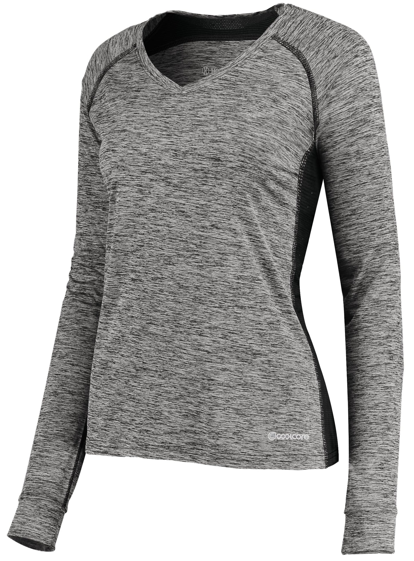 LADIES ELECTRIFY LONG SLEEVE TEE POWERED BY COOLCORE