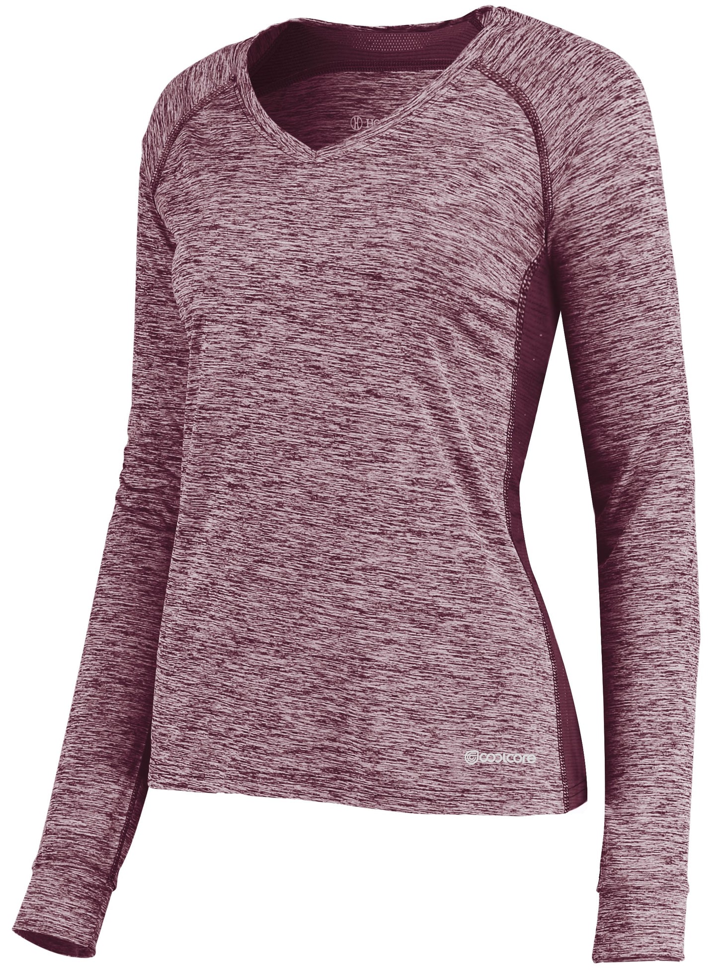 LADIES ELECTRIFY LONG SLEEVE TEE POWERED BY COOLCORE