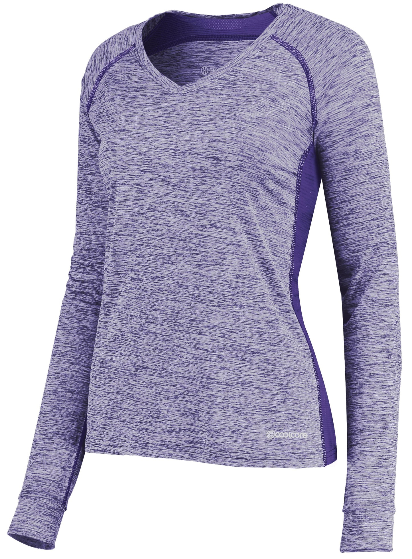 LADIES ELECTRIFY LONG SLEEVE TEE POWERED BY COOLCORE