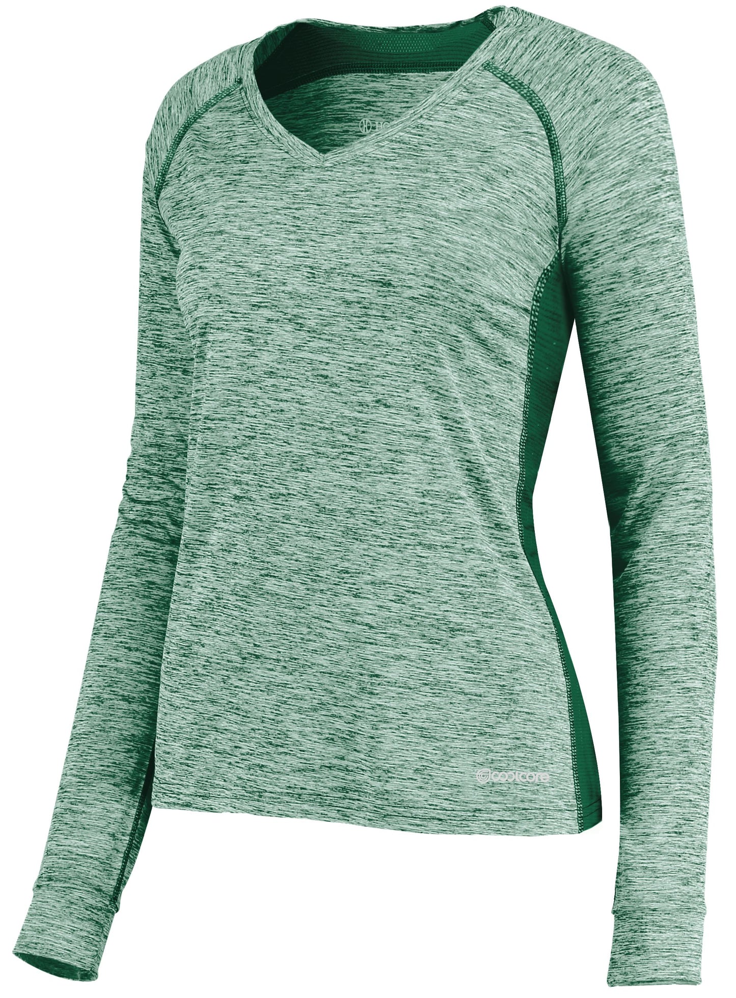 LADIES ELECTRIFY LONG SLEEVE TEE POWERED BY COOLCORE