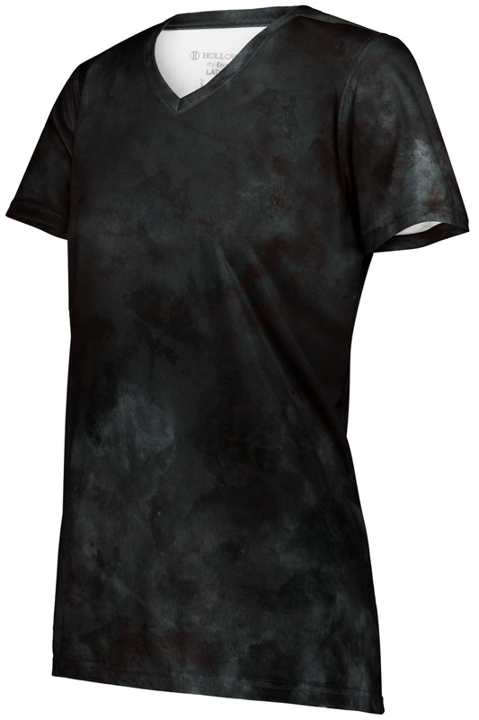 LADIES STOCK COTTON-TOUCH POLY TEE