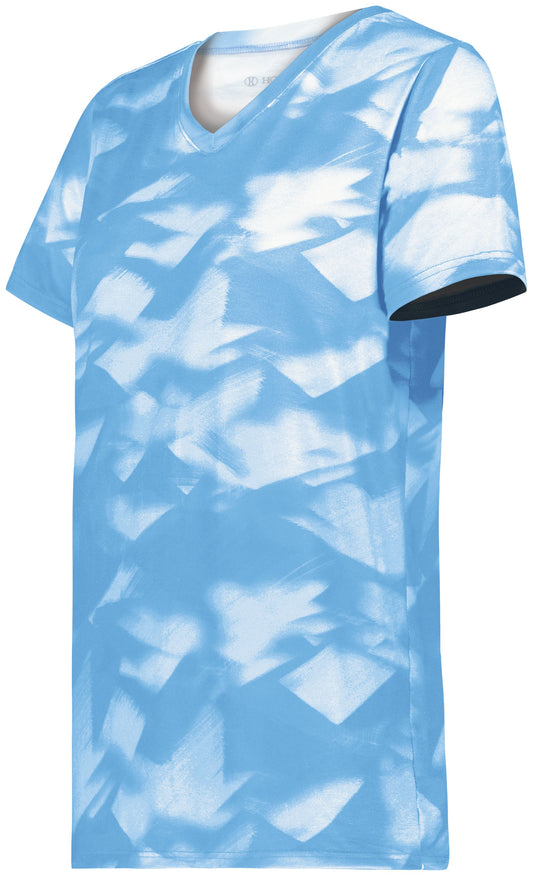 LADIES STOCK COTTON-TOUCH POLY TEE