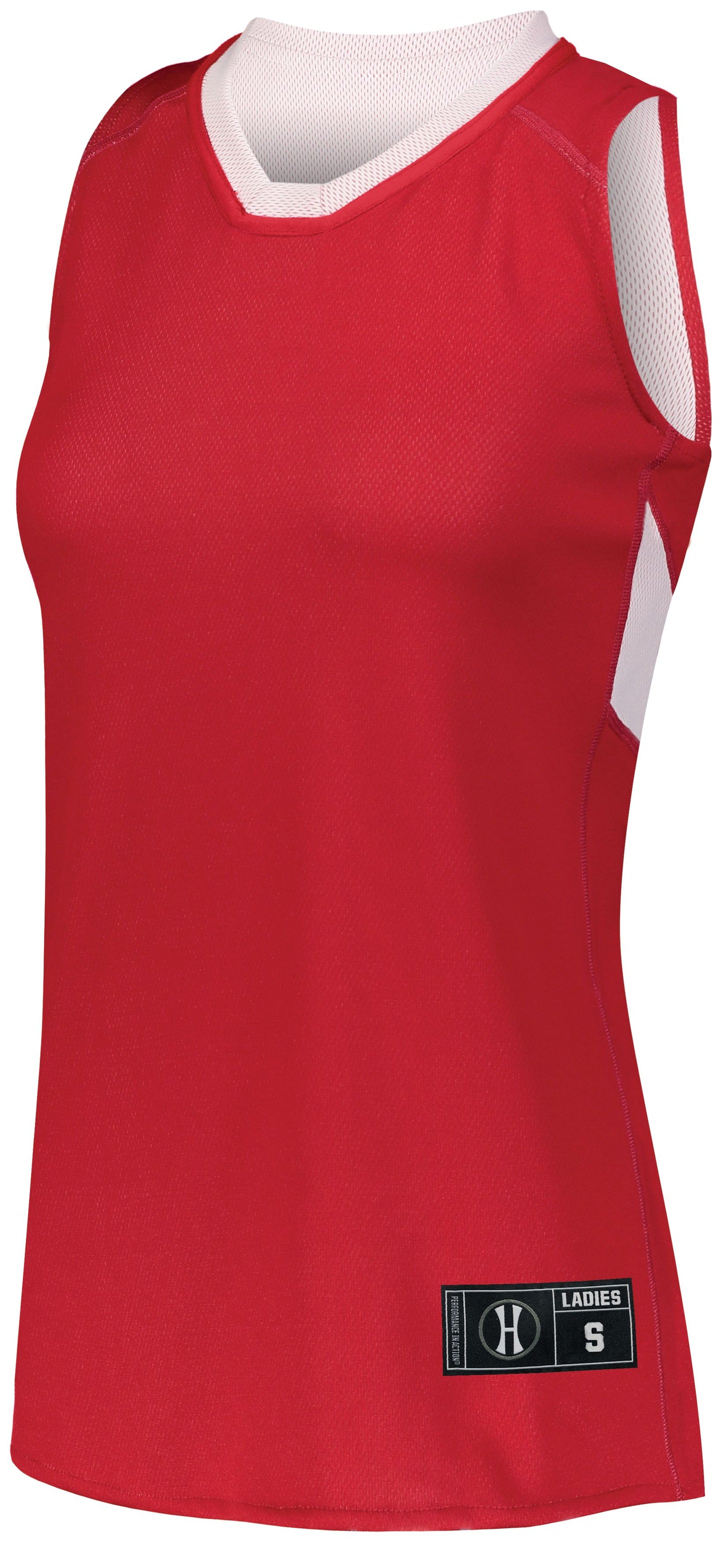LADIES DUAL-SIDE SINGLE PLY BASKETBALL JERSEY