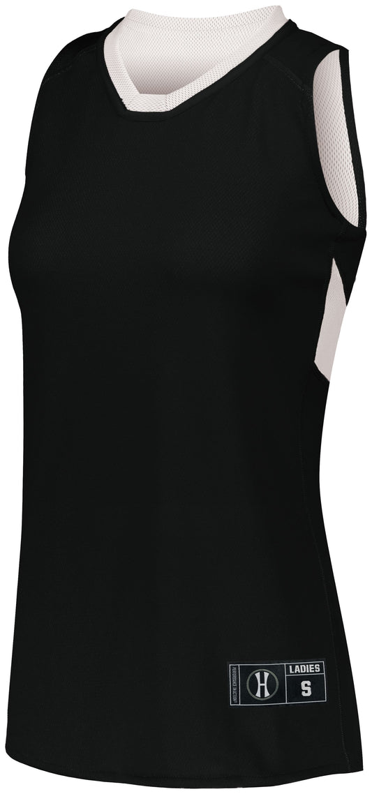 LADIES DUAL-SIDE SINGLE PLY BASKETBALL JERSEY