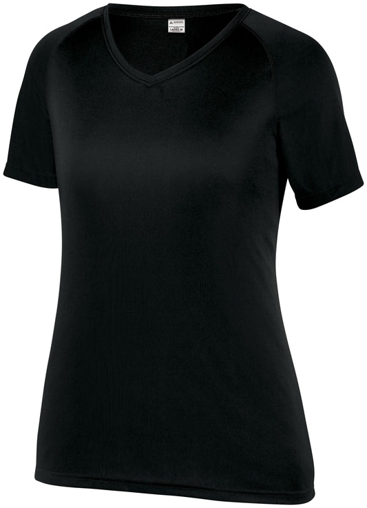 GIRLS ATTAIN WICKING RAGLAN SLEEVE TEE