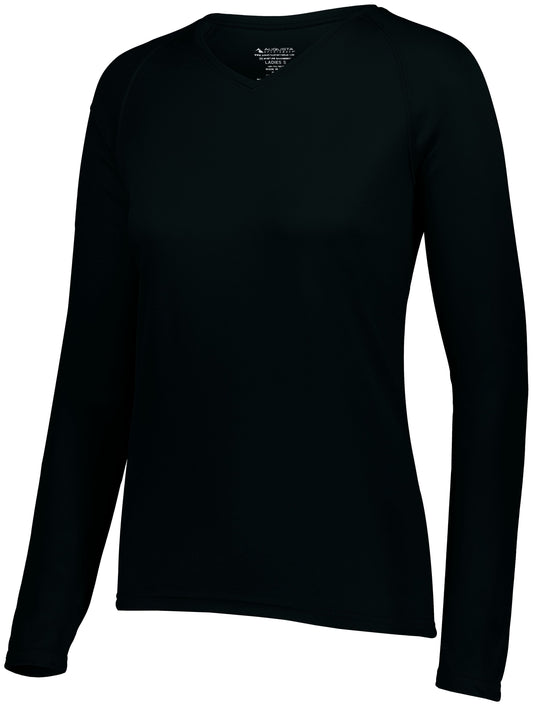 LADIES ATTAIN WICKING LONG SLEEVE TEE