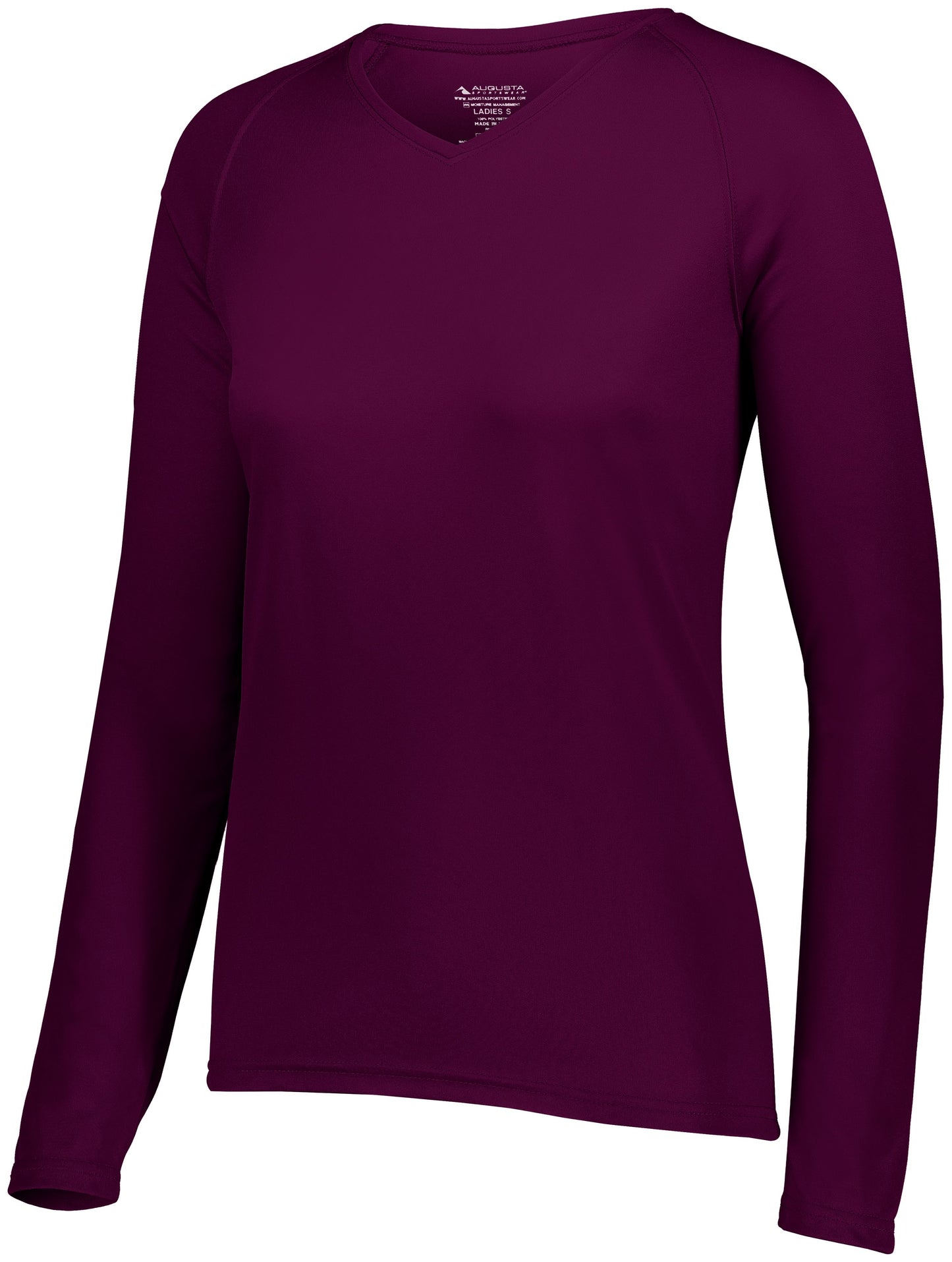 LADIES ATTAIN WICKING LONG SLEEVE TEE