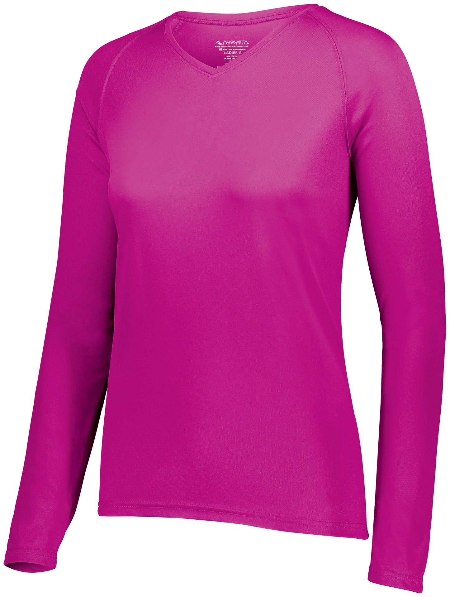 LADIES ATTAIN WICKING LONG SLEEVE TEE
