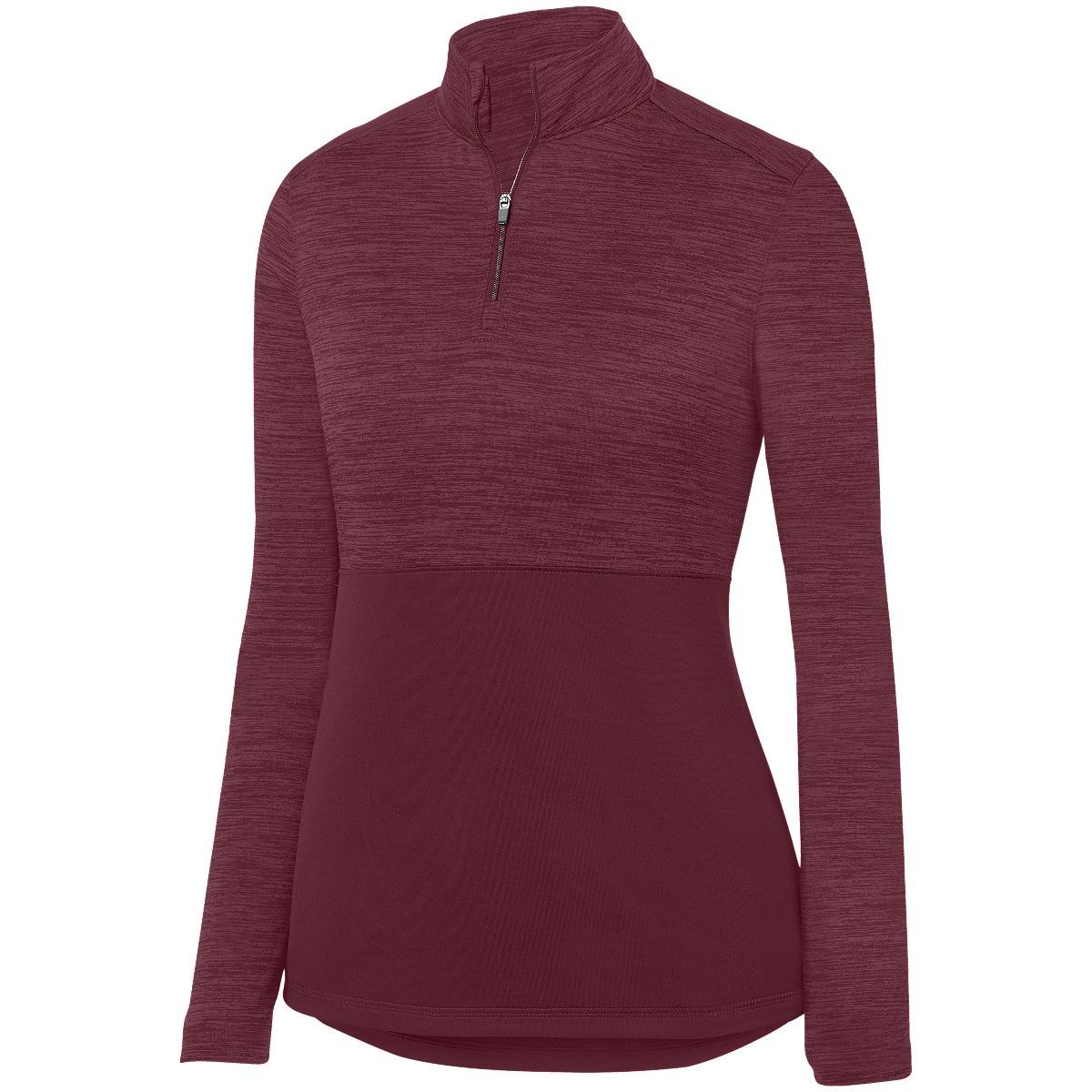 LADIES SHADOW TONAL HEATHER 1/4 ZIP PULLOVER