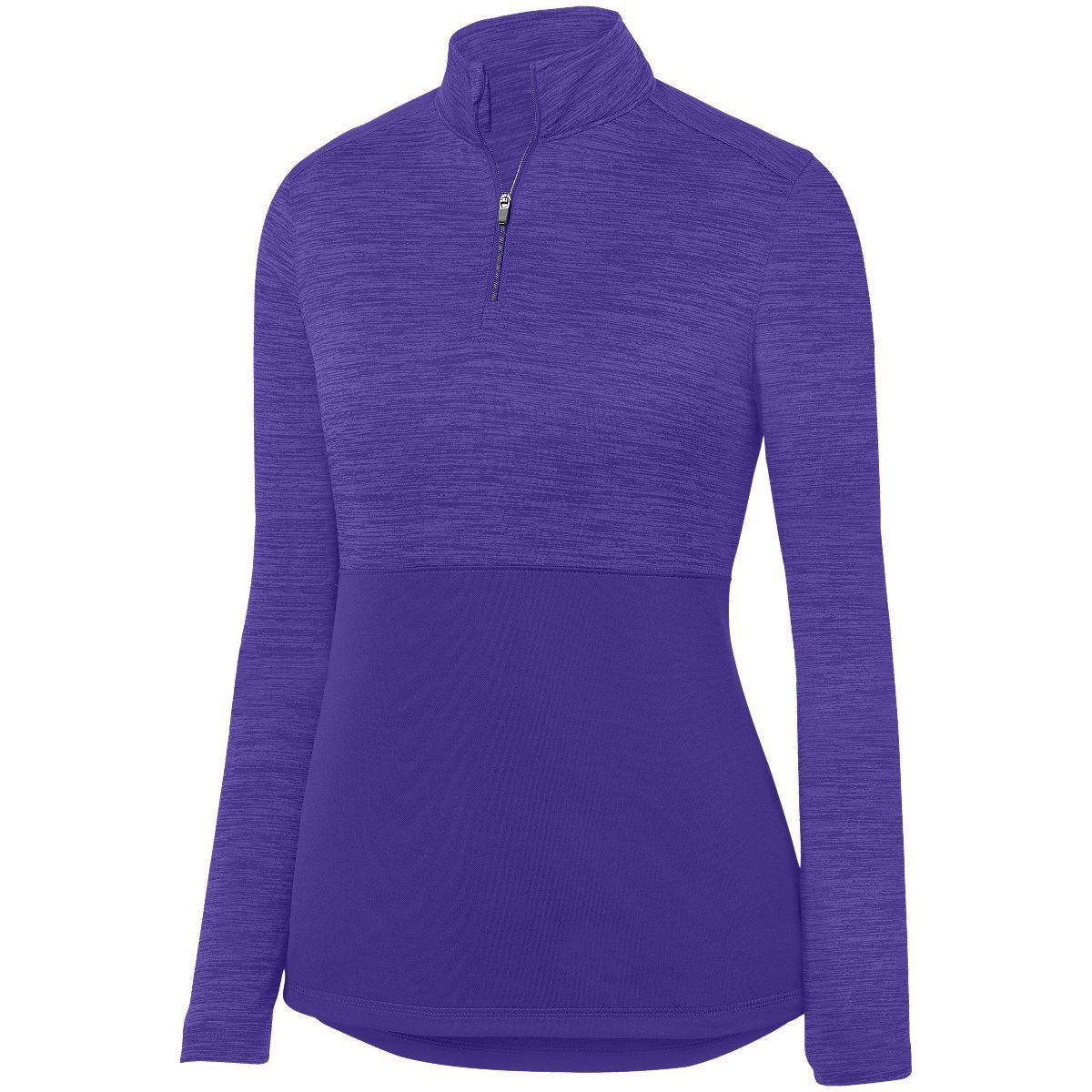 LADIES SHADOW TONAL HEATHER 1/4 ZIP PULLOVER