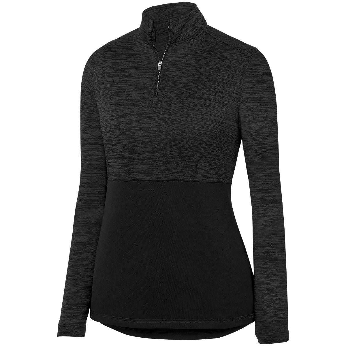 LADIES SHADOW TONAL HEATHER 1/4 ZIP PULLOVER