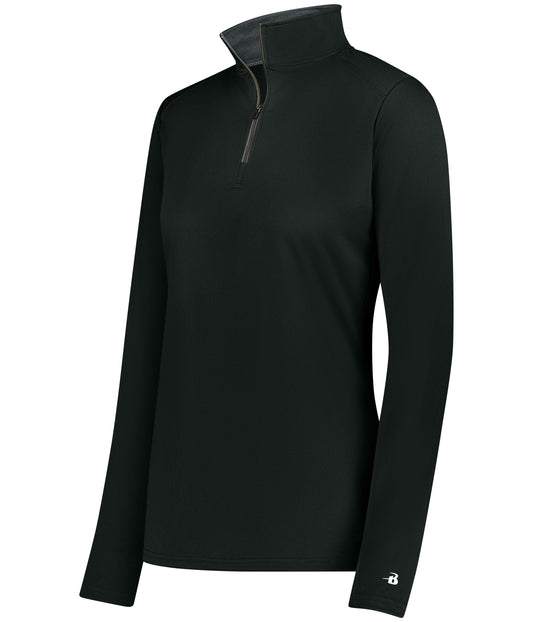 LADIES B-CORE 1/4 ZIP PULLOVER