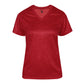 TONAL BLEND WOMEN'S' V-NECK T-SHIRT - MOISTURE-WICKING