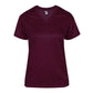 TONAL BLEND WOMEN'S' V-NECK T-SHIRT - MOISTURE-WICKING