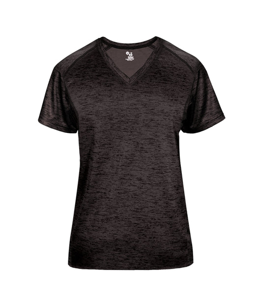 TONAL BLEND LADIES' V-NECK TEE