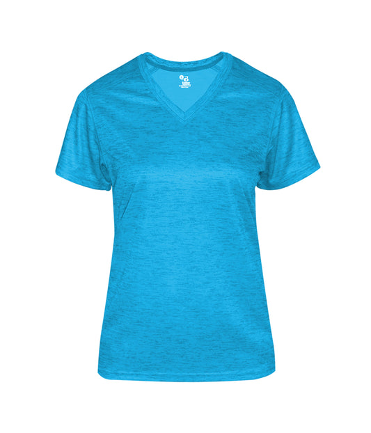 TONAL BLEND LADIES' V-NECK TEE