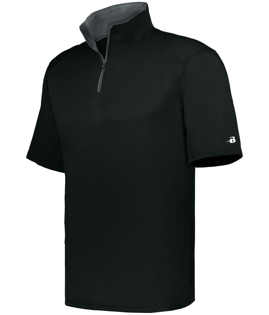 B-CORE 1/4 ZIP SHORT SLEEVE PULLOVER