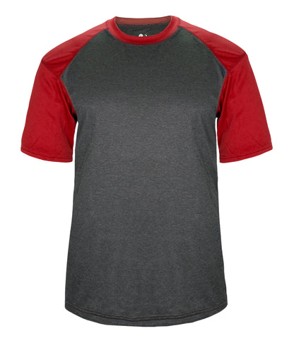 SPORT HEATHER T-SHIRT - MOISTURE-WICKING