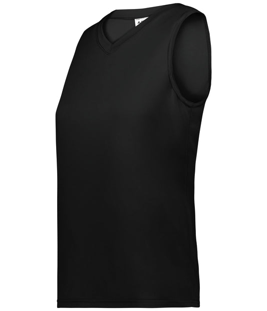 GIRLS ATTAIN WICKING SLEEVELESS JERSEY
