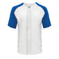 TRI-BLEND FULL BUTTON T-SHIRT - MOISTURE-WICKING PERFORMANCE