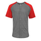TRI-BLEND FULL BUTTON T-SHIRT - MOISTURE-WICKING PERFORMANCE