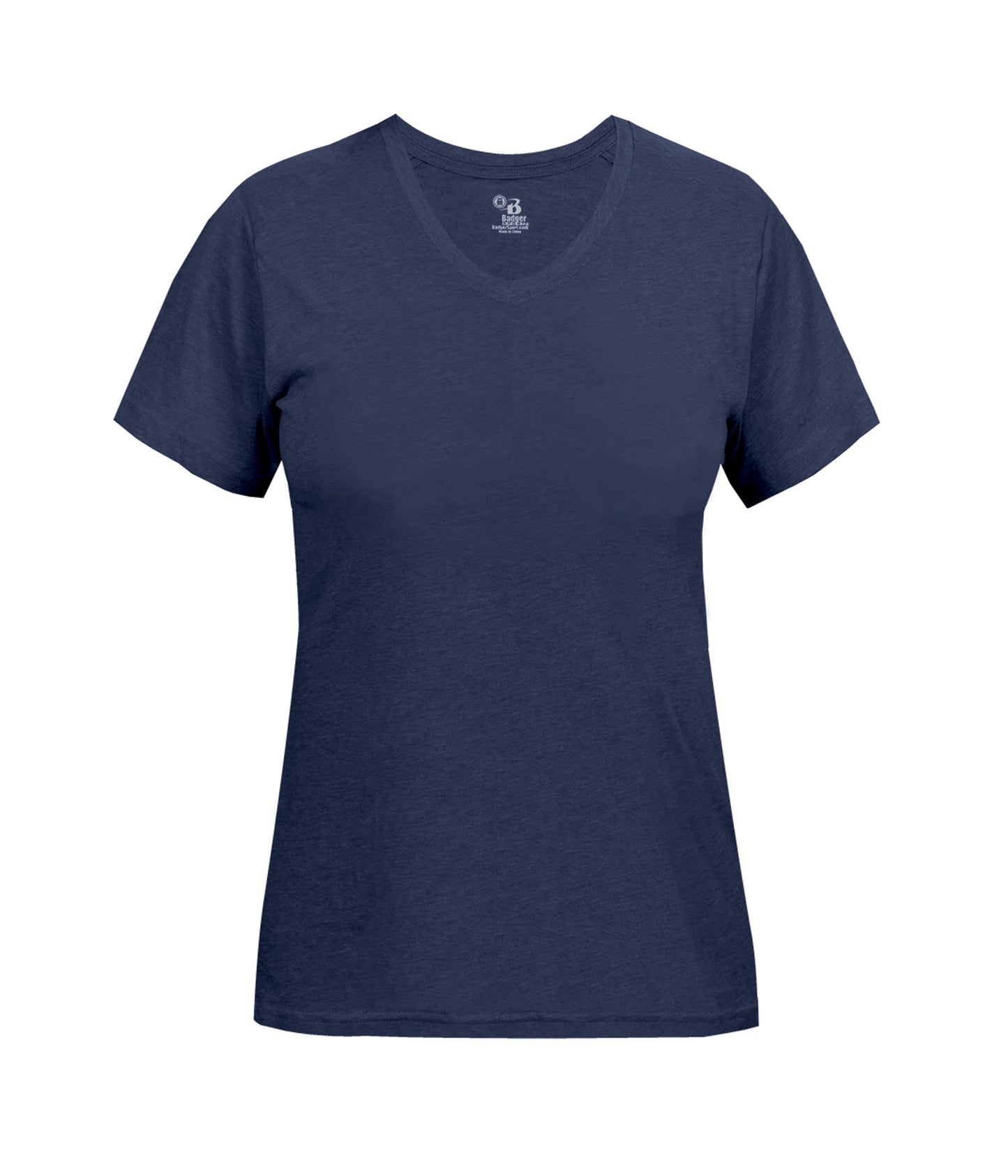 LADIES TRI-BLEND V-NECK TEE