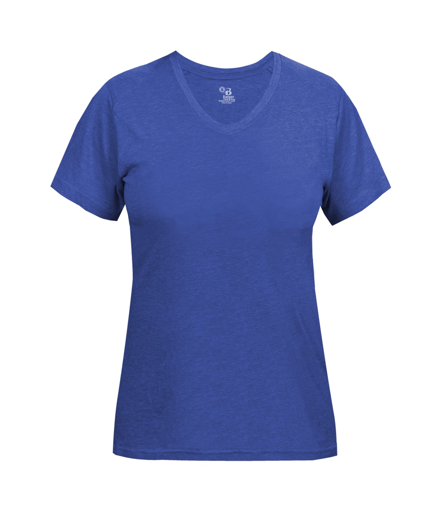 LADIES TRI-BLEND V-NECK TEE