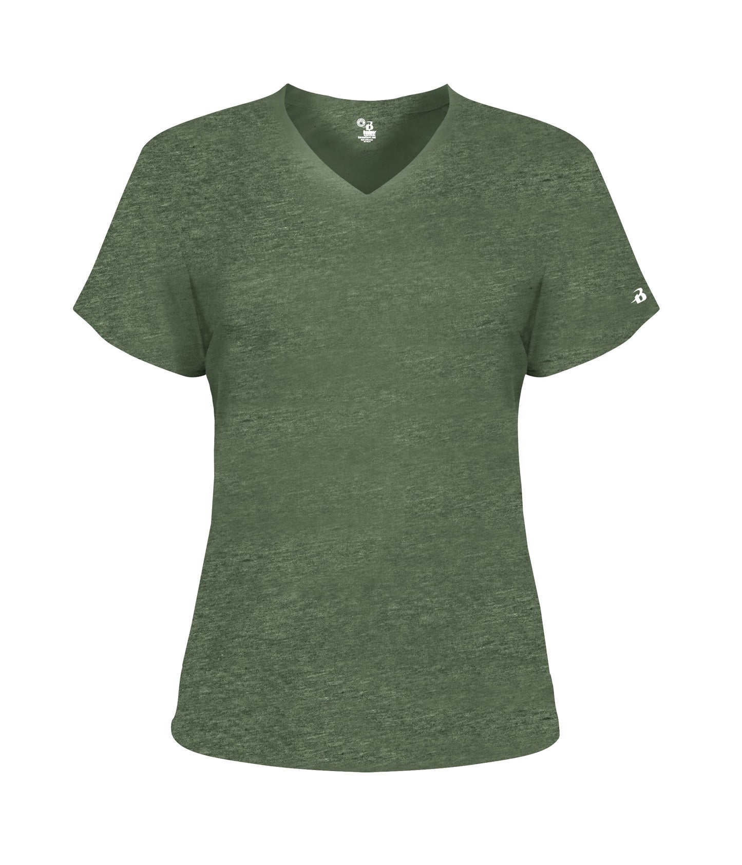 LADIES TRI-BLEND V-NECK TEE