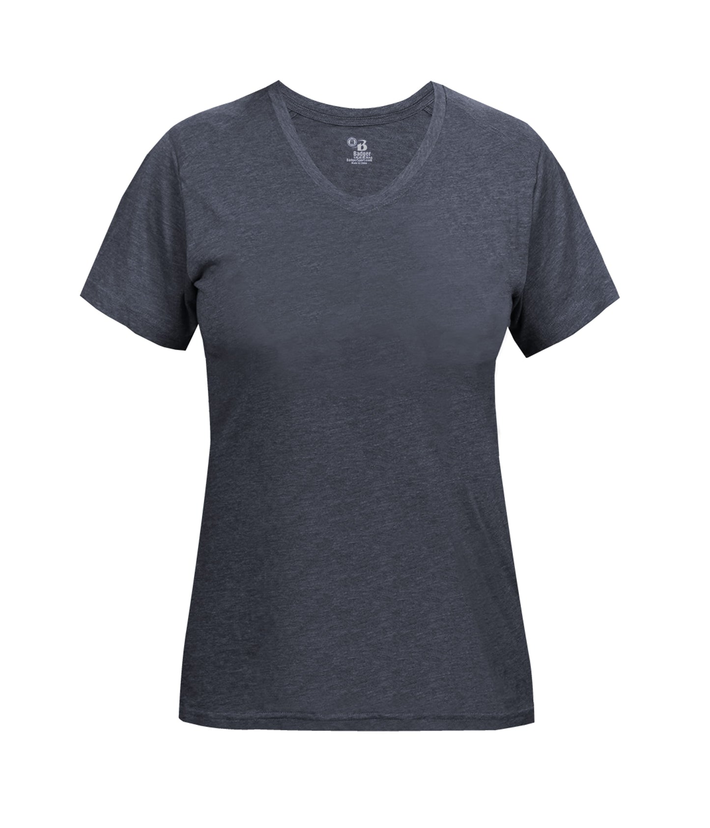 LADIES TRI-BLEND V-NECK TEE