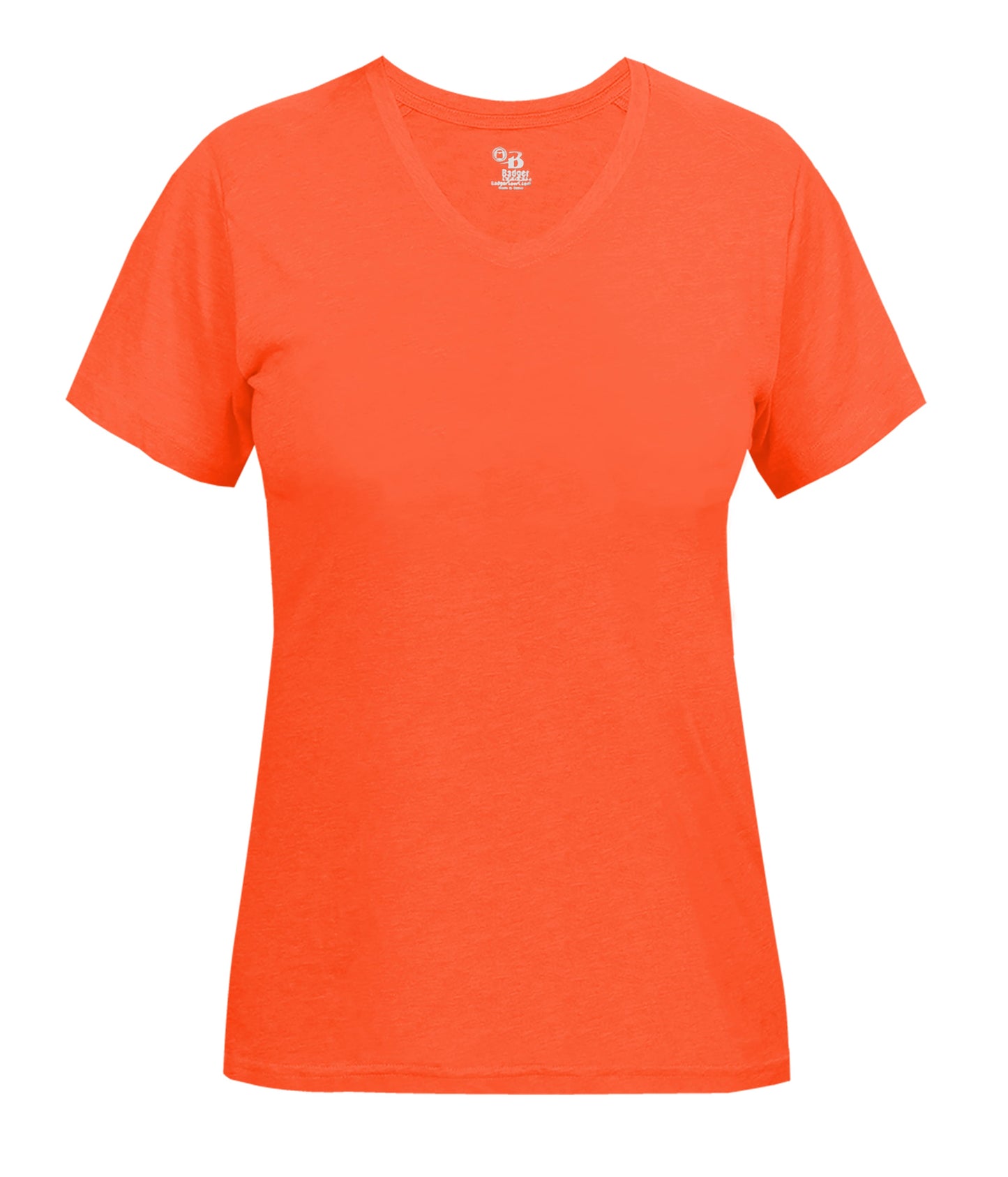 LADIES TRI-BLEND V-NECK TEE