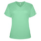 WOMEN'S TRI-BLEND V-NECK T-SHIRT - MOISTURE-WICKING PERFORMANCE