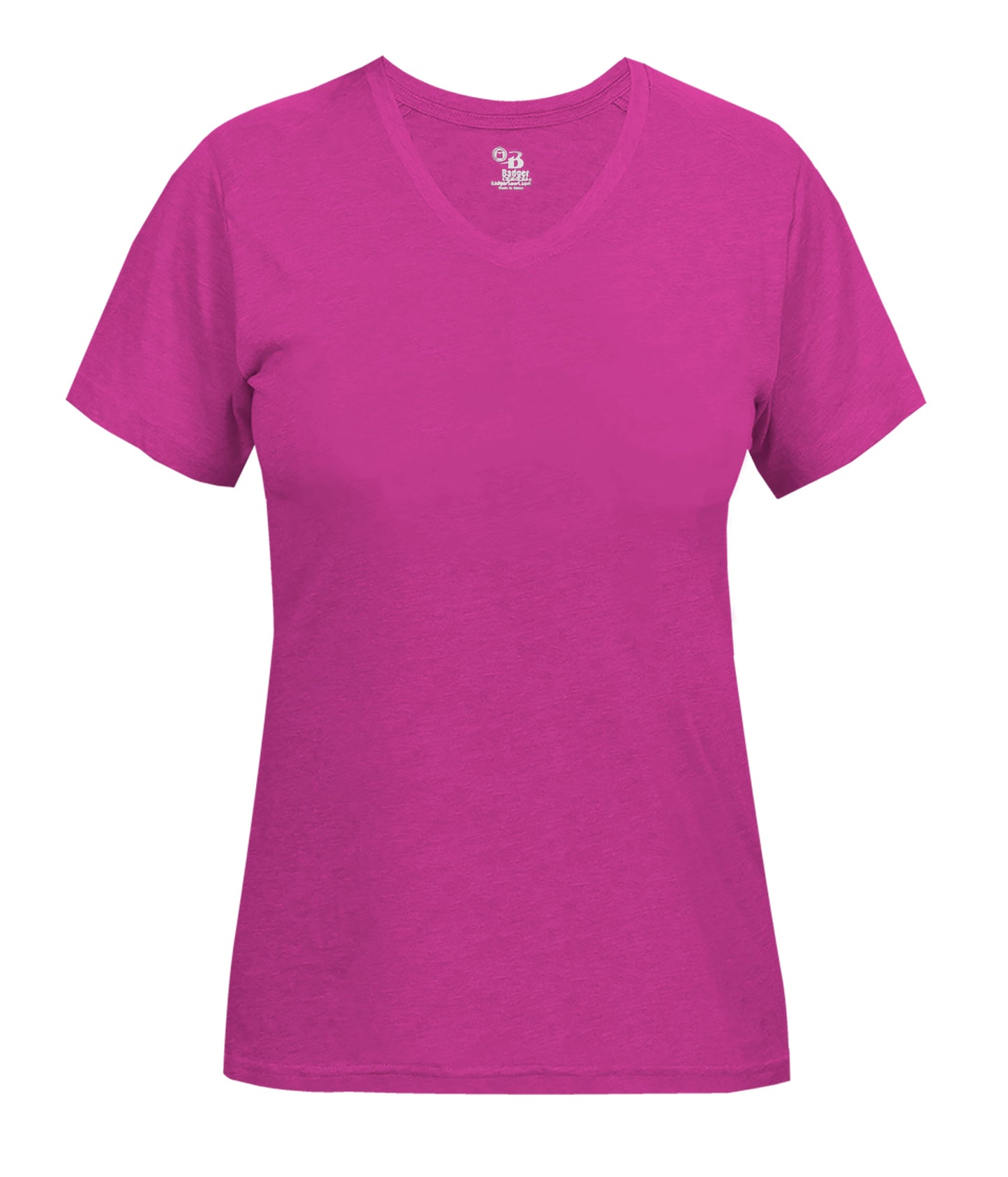 LADIES TRI-BLEND V-NECK TEE